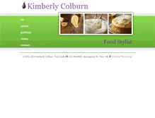 Tablet Screenshot of kimberlycolburn.com